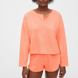 2-Piece Gap Cropped French Terry PJ Set